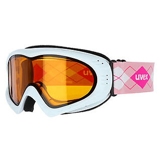 Uvex Gogle narciarskie Cevron 55/0/036 white pink 4043197294377