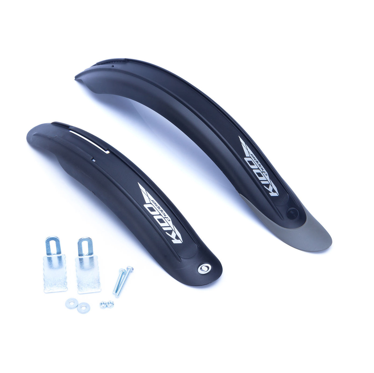 Błotnik 20 KIDO PCV SDS  czarny/chlapacz tytan et. logo ROMET