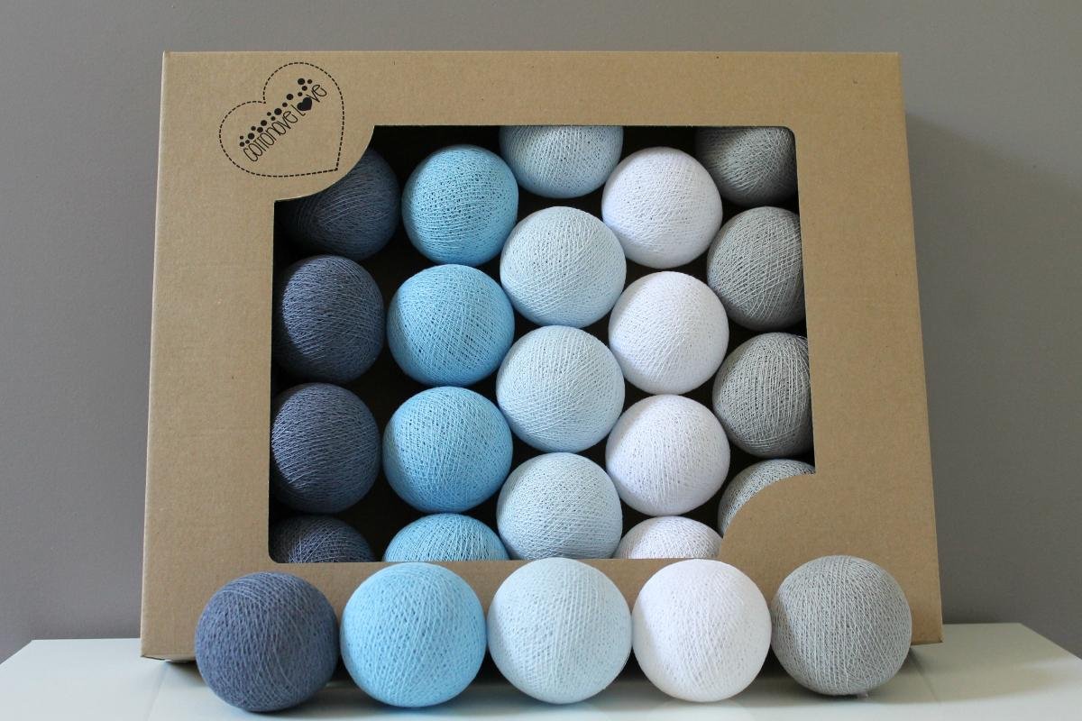 Cotton Balls Blue Wind : Ilość sztuk - 20