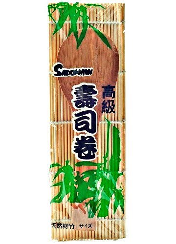 Sadomaw Mata bambusowa z łopatką do ryżu 24x24cm - Sadomaw 977-uniw