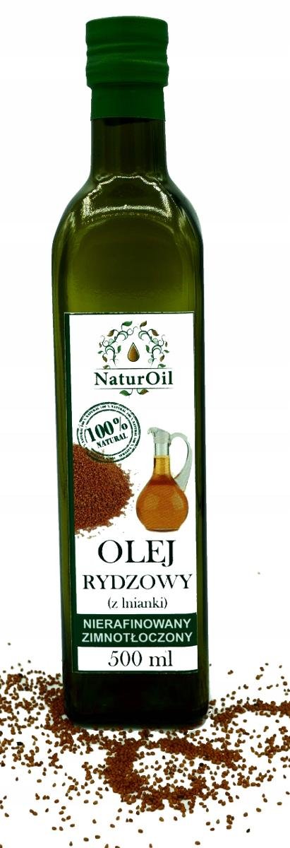 Olej rydzowy z lnianki dr. Budwig 500ml NaturOil