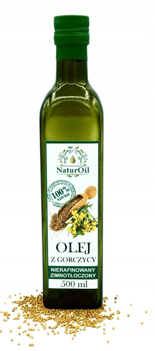 Olej musztardowy z gorczycy 500ml NaturOil