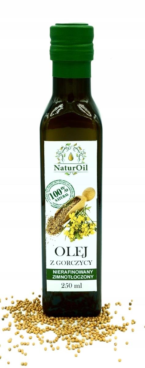 Olej musztardowy z gorczycy 250ml NaturOil