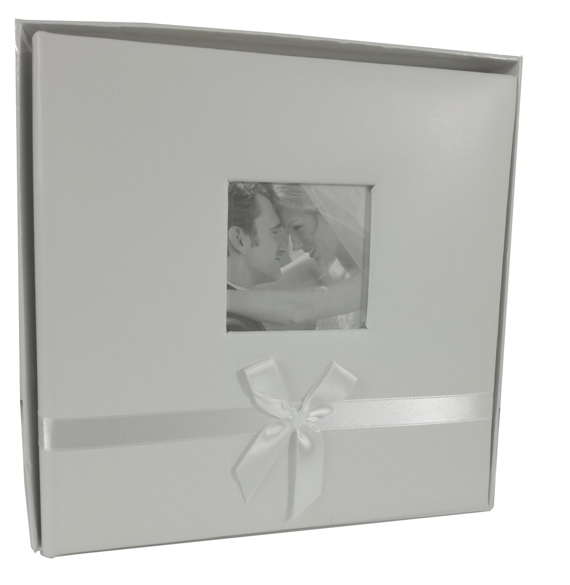 Album BEKRI/BL tradycyjny ślubny, skóropodobny, 10 kart/20 stron, BIAŁY