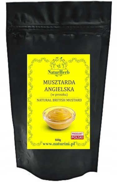 Musztarda angielska w proszku NATURINI 500 g