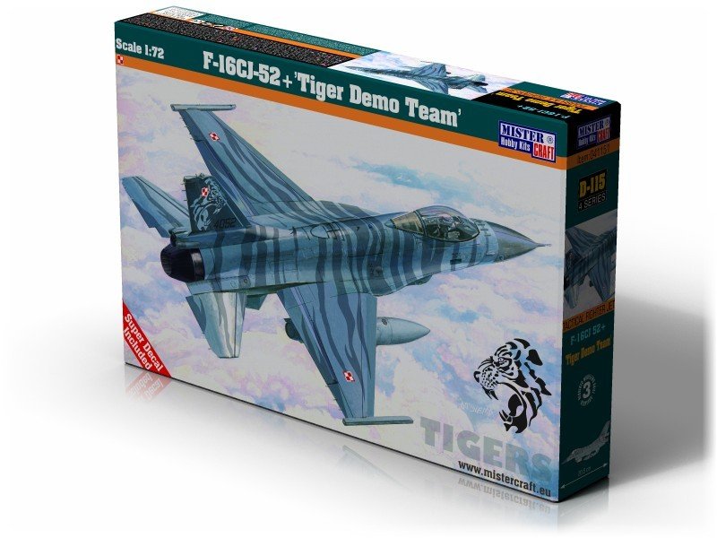 Mistercraft Model do sklejania Model D-115 f-16cj-52 tiger demo team CRAF0175