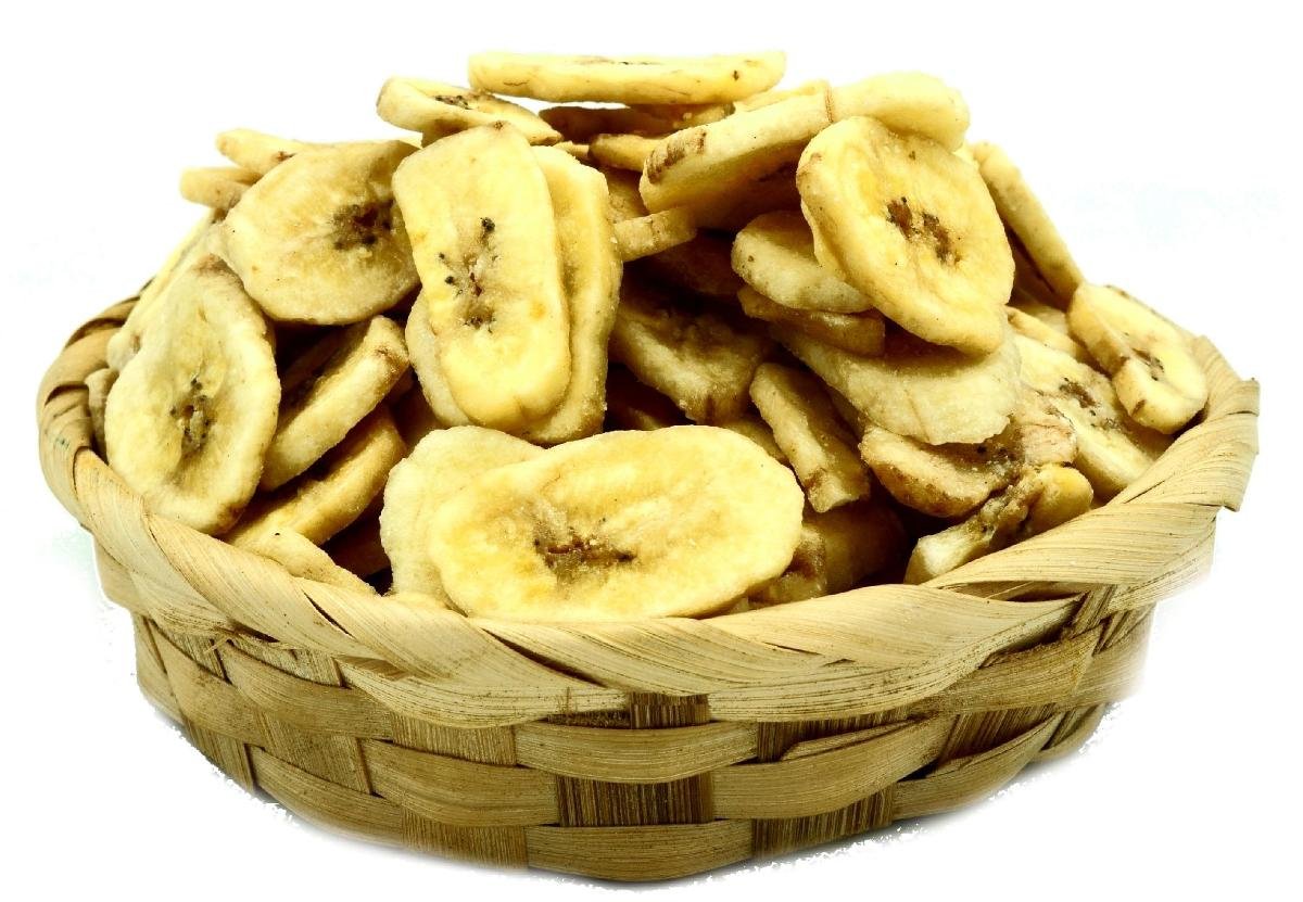 BANANY SUSZONE - CHIPSY BANANOWE 1KG ZDROWE TANIO