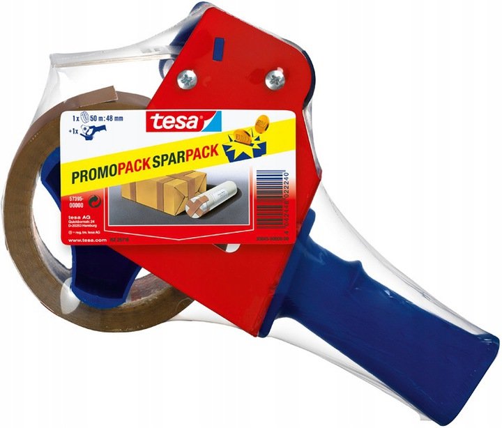 Tesa Dyspenser do taśm pakowych tesa STANDARD + taśma 50mx48mm GRATIS AA090TES