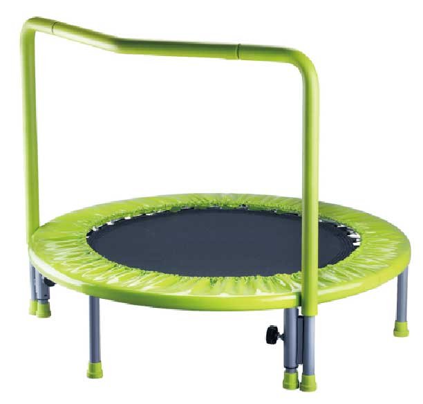 etrampoliny.pl Mini trampolina z uchwytem, poręczą, dla dzieci.