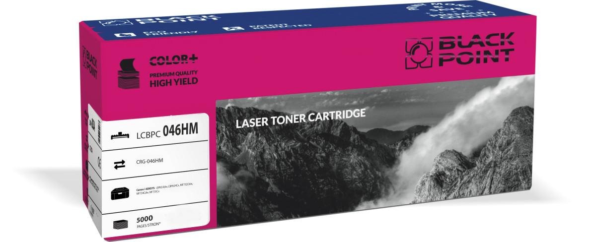 Black Point CRG-046HM MAGENTA toner zamiennik do Canon i-Sensys: LBP653Cdw, LBP654Cx, MF732Cdw, MF734Cdw, MF735Cx LCBPC046HM