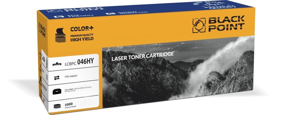 Black Point CRG-046HY YELLOW toner zamiennik do Canon i-Sensys: LBP653Cdw, LBP654Cx, MF732Cdw, MF734Cdw, MF735Cx LCBPC046HY