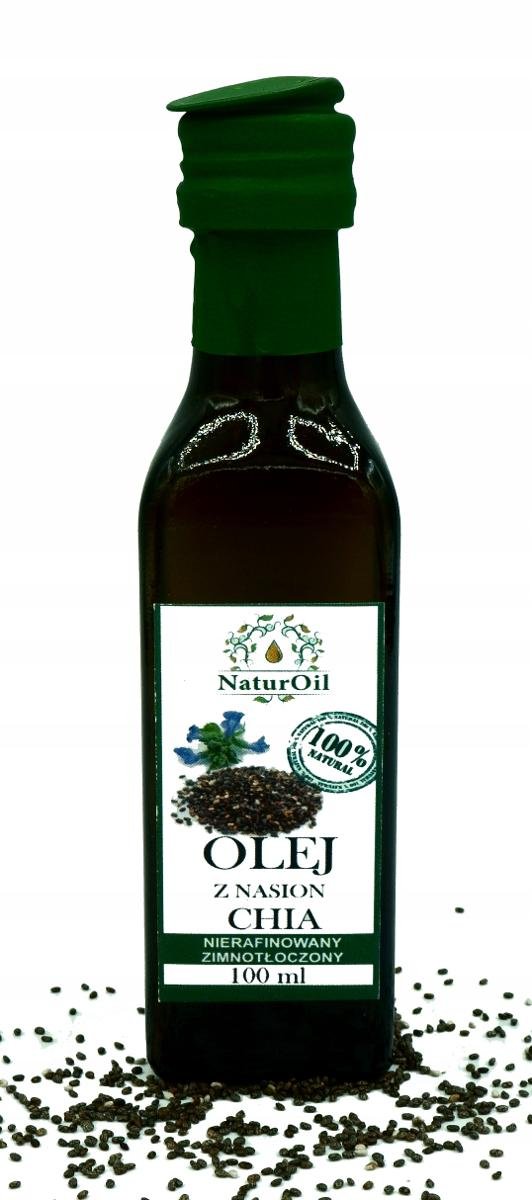 Olej zimnotłoczony z nasion Chia 100 ml NaturOil