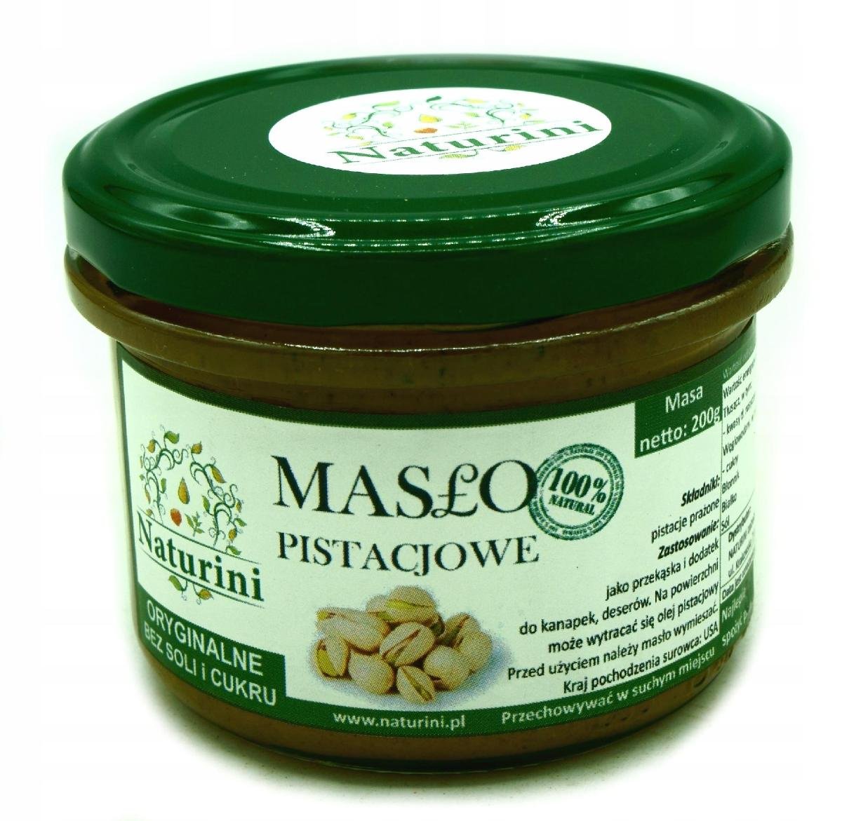 Krem pistacjowy SUPER SMAK NATURALNY 200g SMOOTH