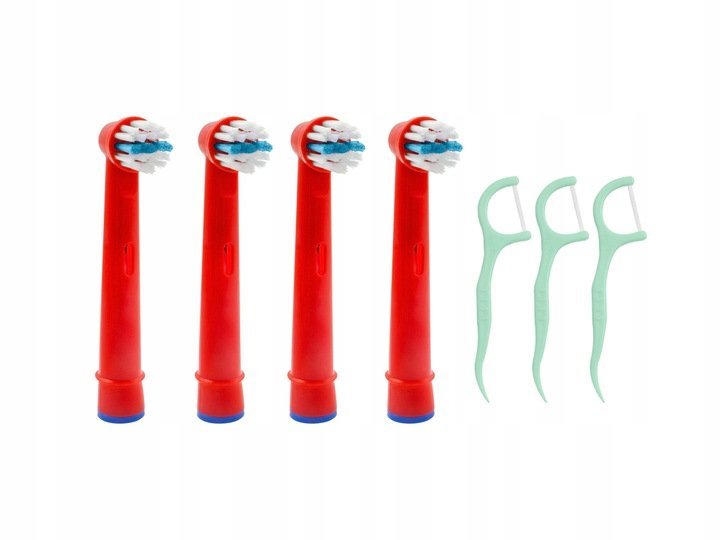 ORAL-B Inna marka Końcówkidla dzieci do Kids Stages Czerwone EB-10A