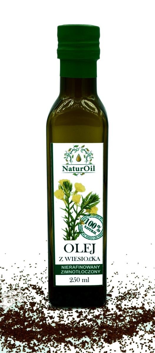 Olej z wiesiołka, nierafinowany 250ml NaturOil