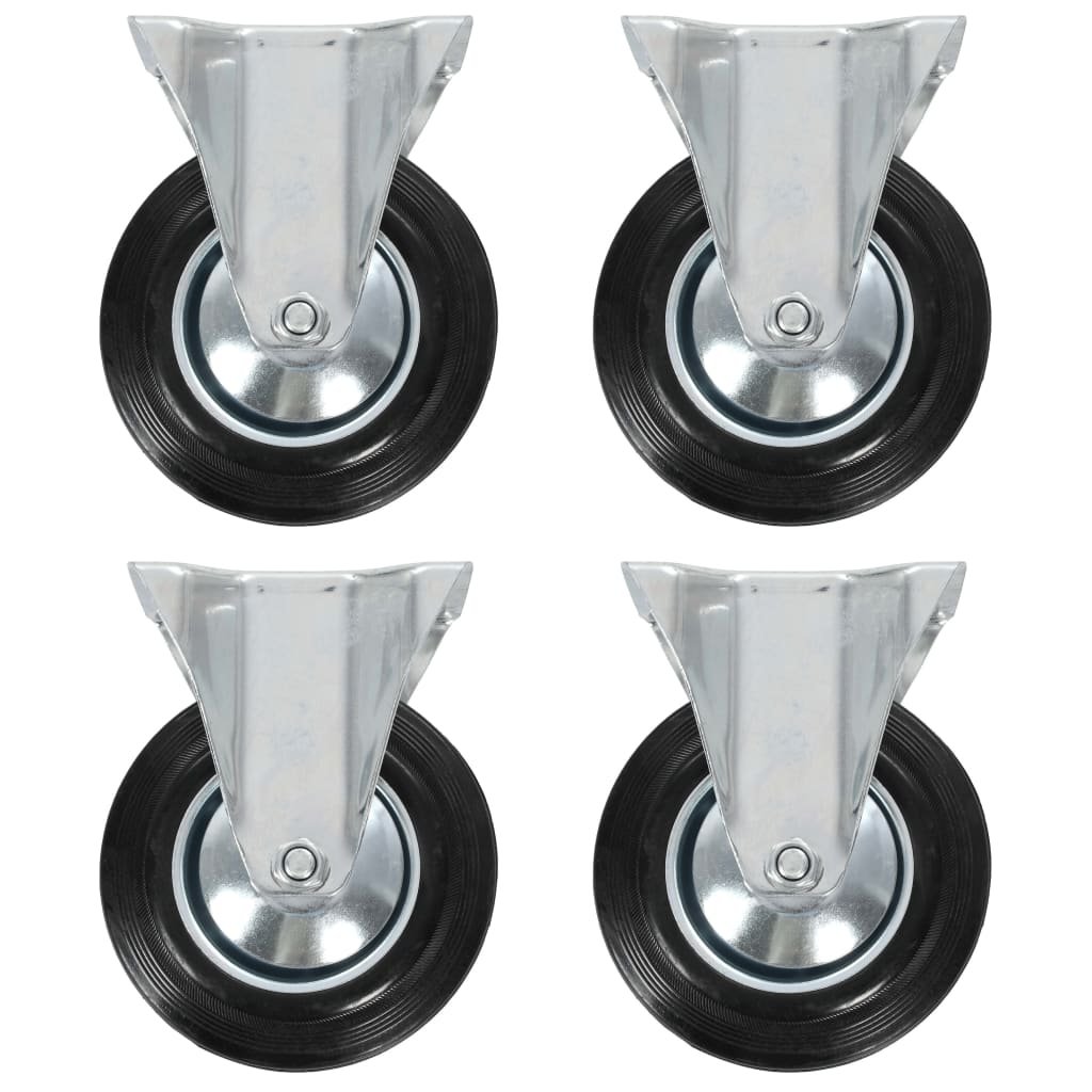 vidaXL vidaXL Kółka nieskrętne, 4 szt., 160 mm