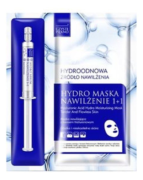 Czyste Piękno CZYSTE PIĘKNO HYDROODNOWA MASKA DO TWARZY + SERUM