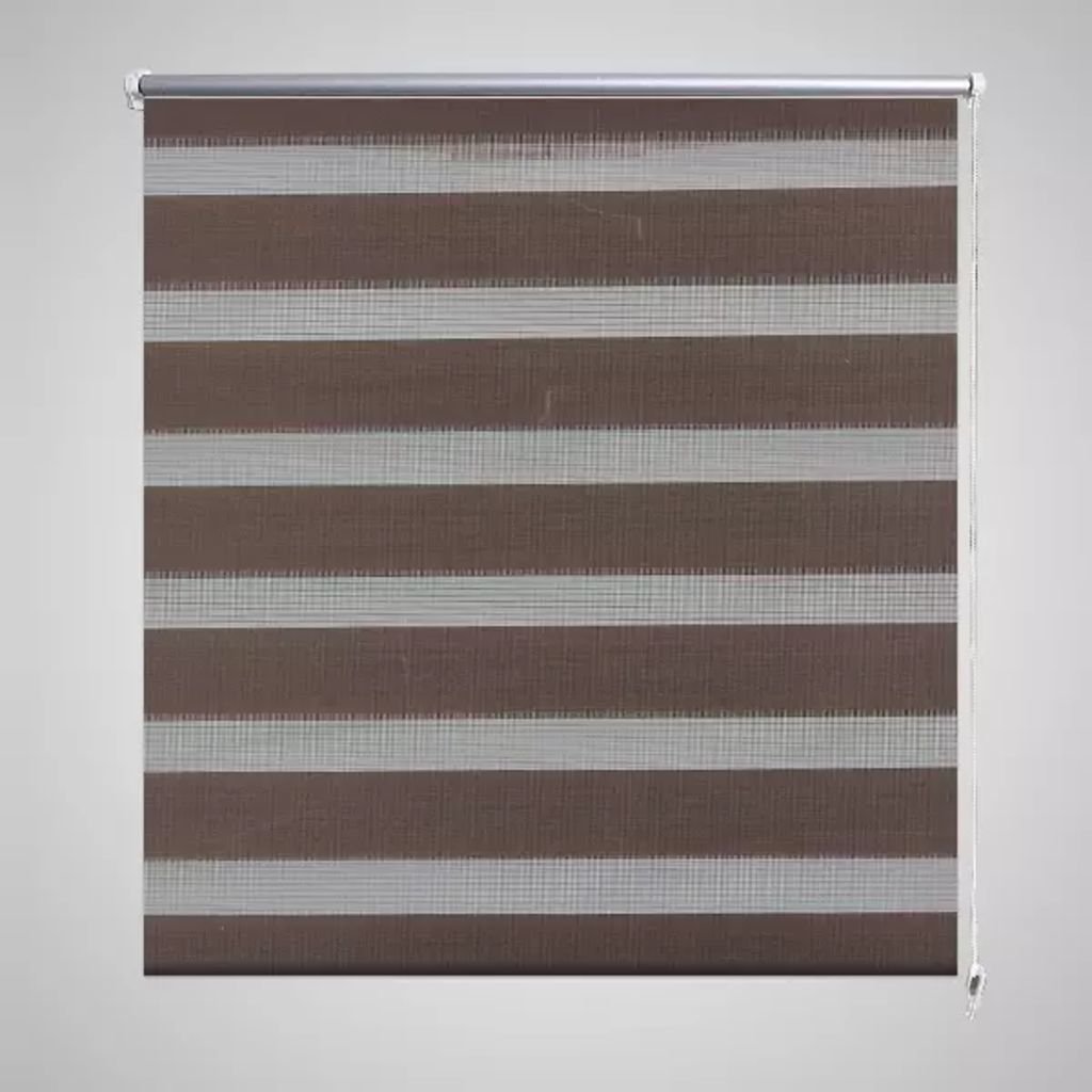 vidaXL vidaXL Roleta Zebra (70 x 120 cm) Kawowa