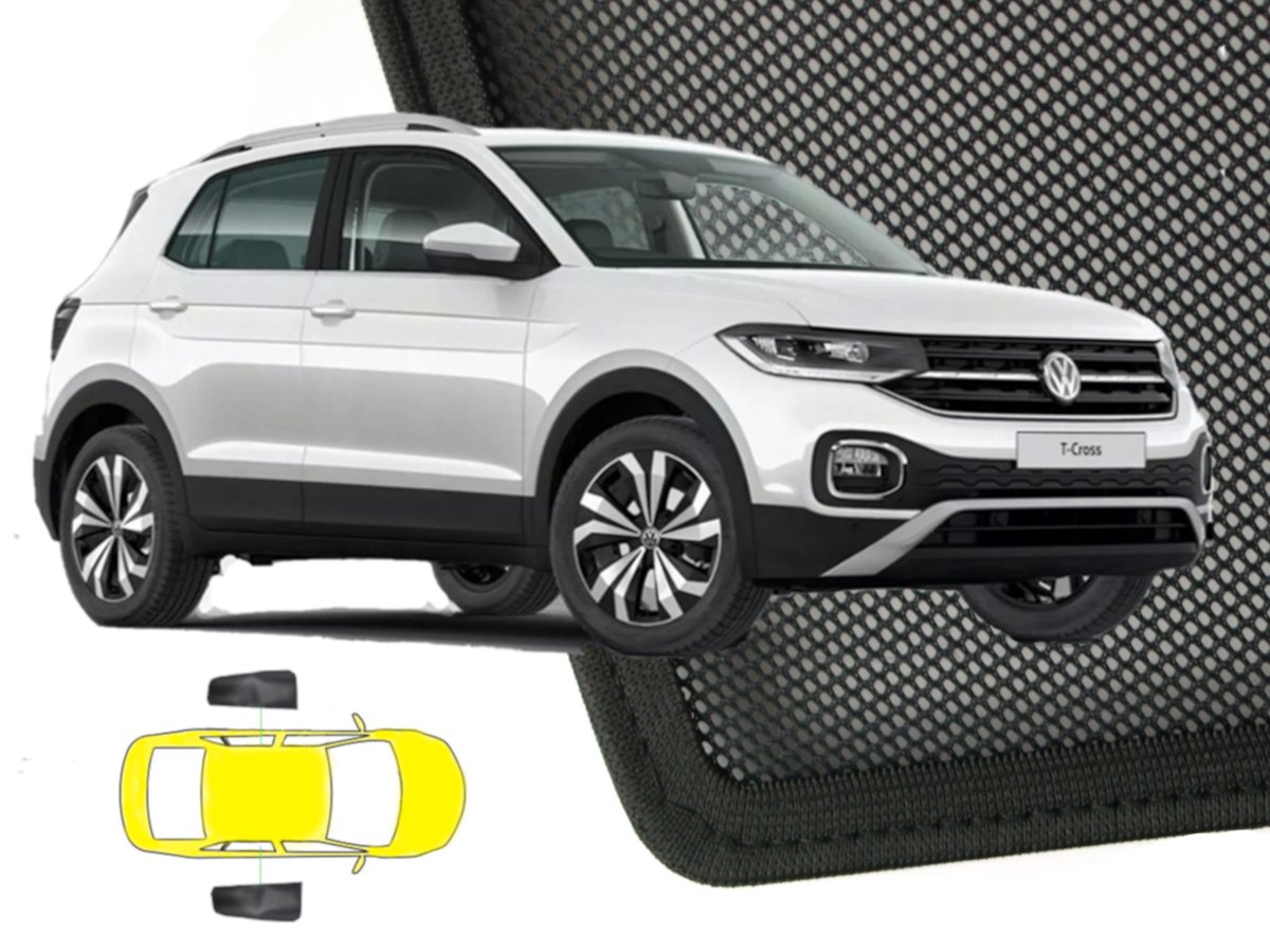 Zasłonki przeciwsłoneczne do VW T-Cross, SCIEMNIJ.TO, 2 szt.