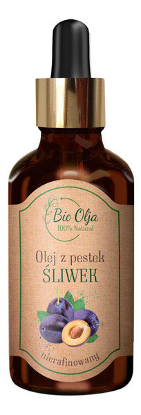 Olej Z Pestek Śliwki Nierafinowany Naturalny 50ml