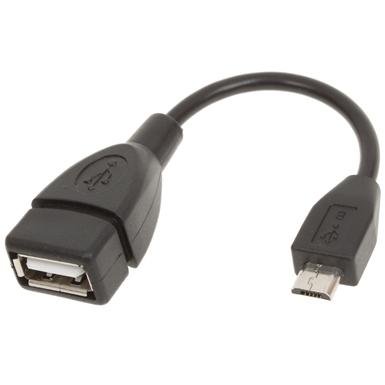 Kabel Adapter Otg Micro Usb -usb + Zasilanie Power