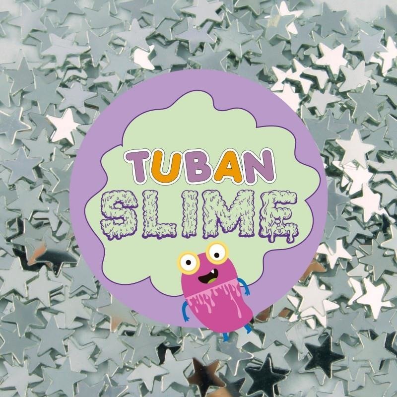 Tuban Brokat - srebrne gwiazdki TUBAN