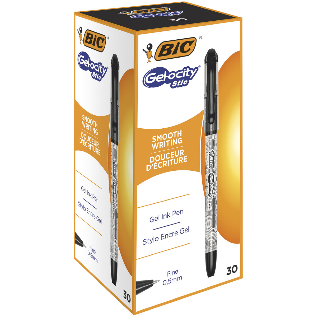 Długipis żelowy Gel-ocity Stic czarny 30szt) BIC