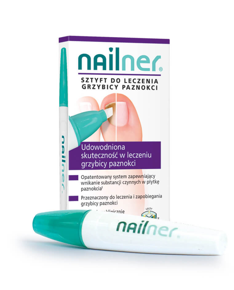 Nailner sztyft i lakier Zestaw grzybica paznokci