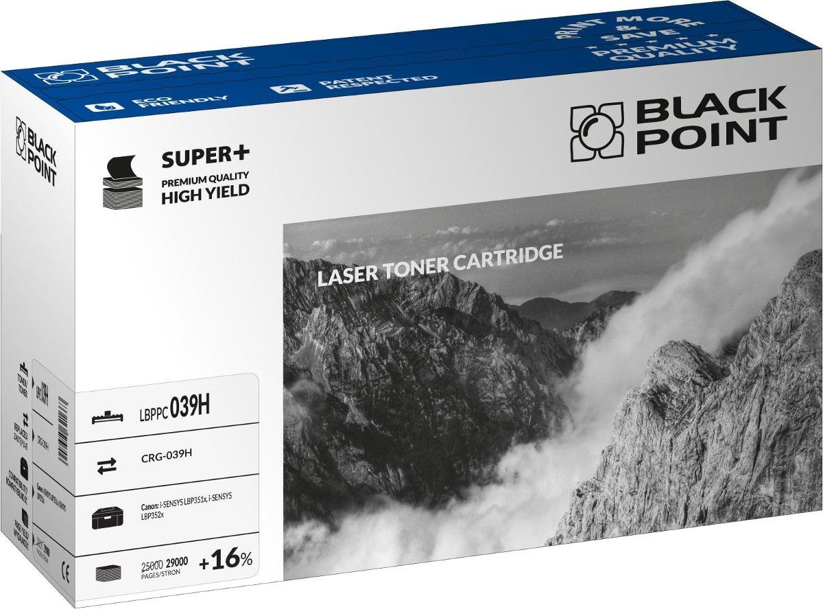 Black Point BlackPoint Toner Canon CRG-039H Czarny - Zamiennik 29 000 Stron LBPPC039H