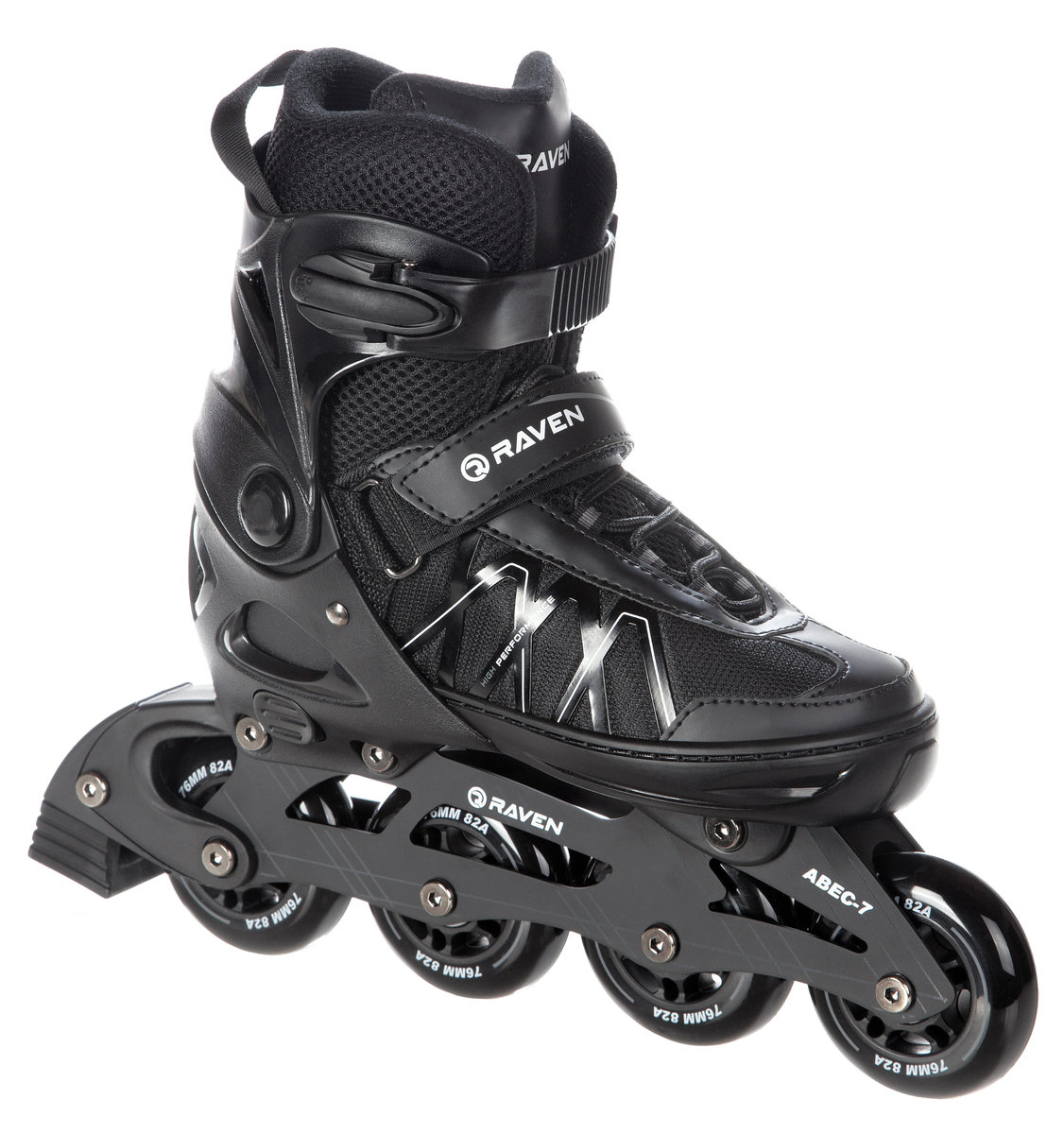 Rolki Raven Expert Black 37-40 Kauczuk