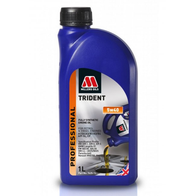 Millers Oils Trident Professional 5W-40 1L