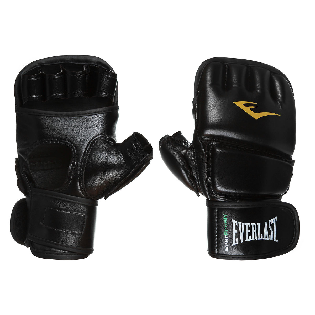 Everlast Dorosłych Rękawice Bokserskie Martial Arts Pu Closed Thumb Grappling Gloves, Czarny, L/Xl (400237)