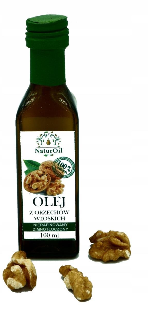 Olej orzechowy z orzechów włoskich 100ml NaturOil