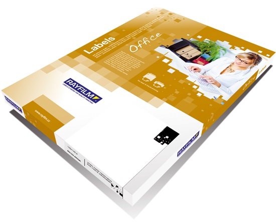 Rayfilm Rayfilm Samoprzylepny papier A4 do drukarek laserowych i kopiarek błyszczący 20 arkuszy 4S2WHB0RF080A40020