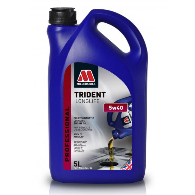 Millers oils Trident Longlife 5W40 5L