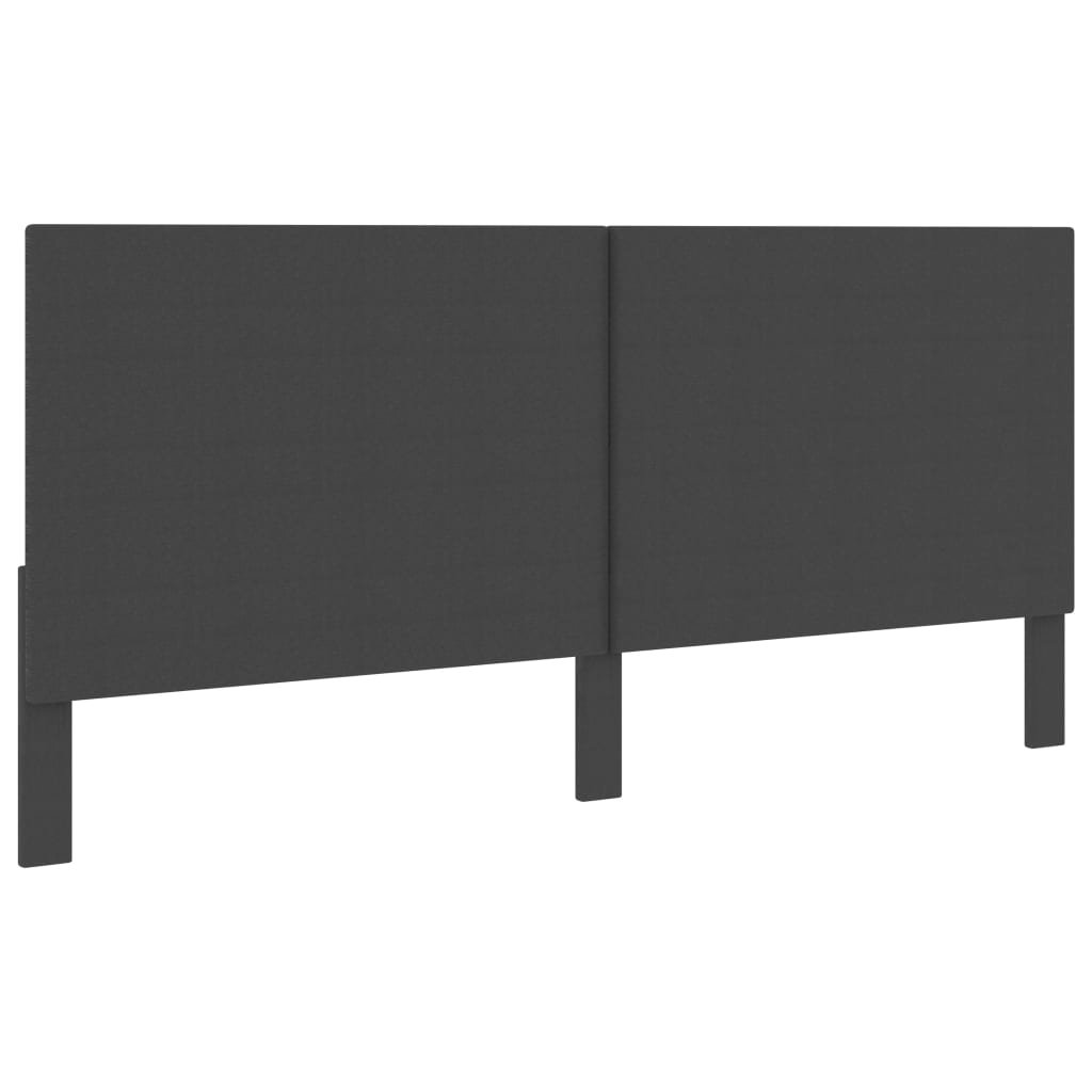 Wezgłowie do łóżka, ciemnoszare, obite tkaniną, 200x200 cm kod: V-287471 + Sprawdź na SuperWnetrze.pl