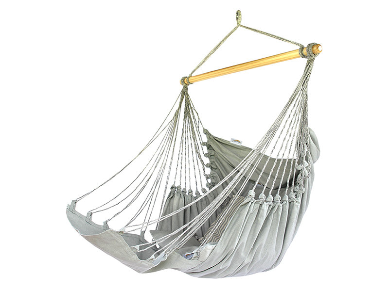 Fotel hamakowy z podstawką, jasny jeans HC-FR