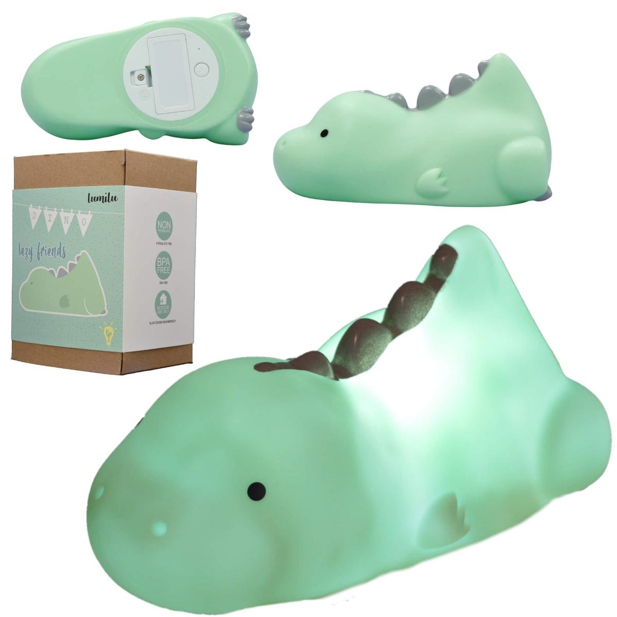 Reer Lampka nocna Led na baterie timer dinozaur