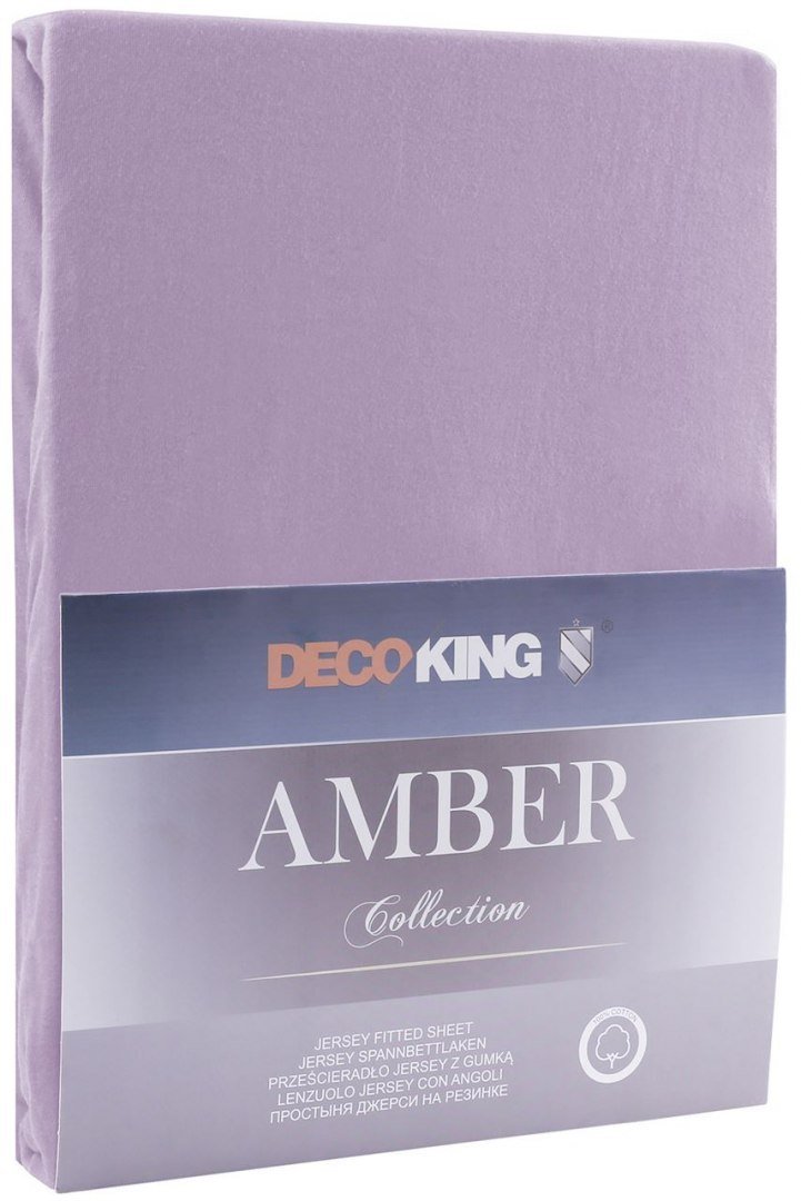 DecoKing Jersey/AMBER/LAVENDERPURPLE/220-240x220+30