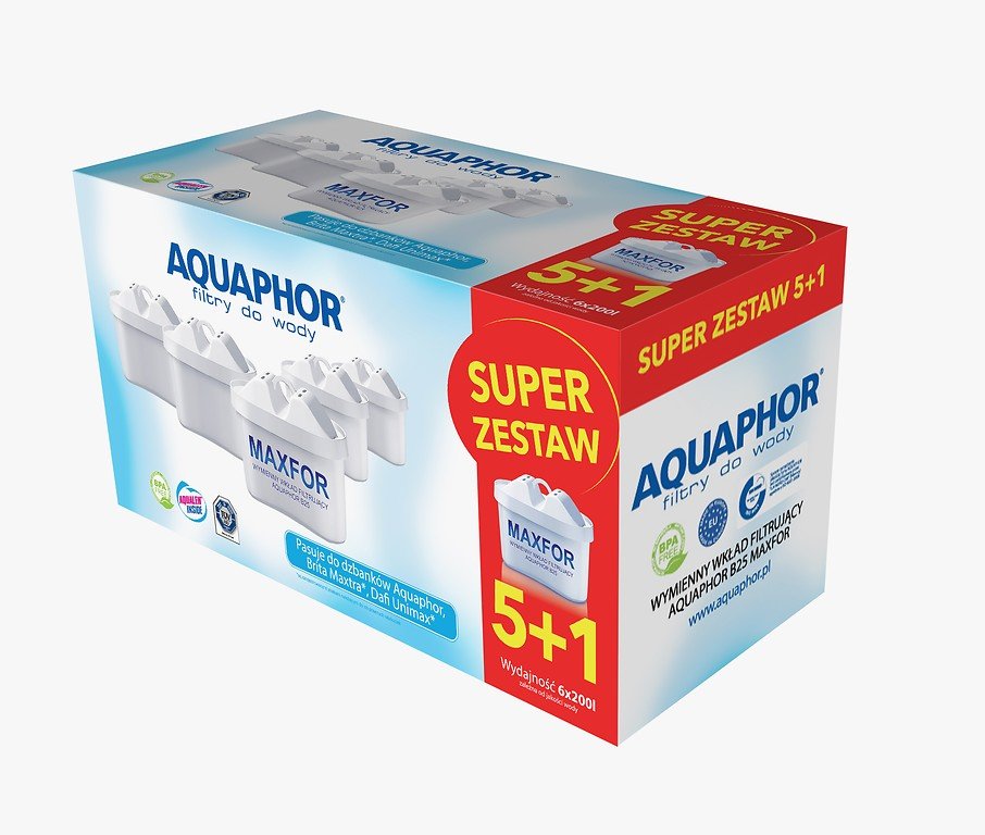 Aquaphor filtry Maxfor B100-25 6szt