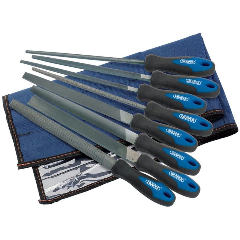 DRAPER Tools 8-częściowy zestaw pilników i tarników 200 mm, 44961 Tools