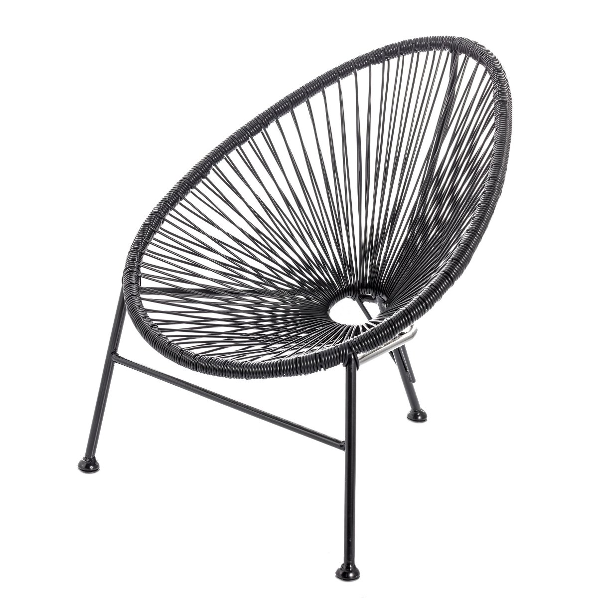 Fotel Retro Black, 57x63x62 cm