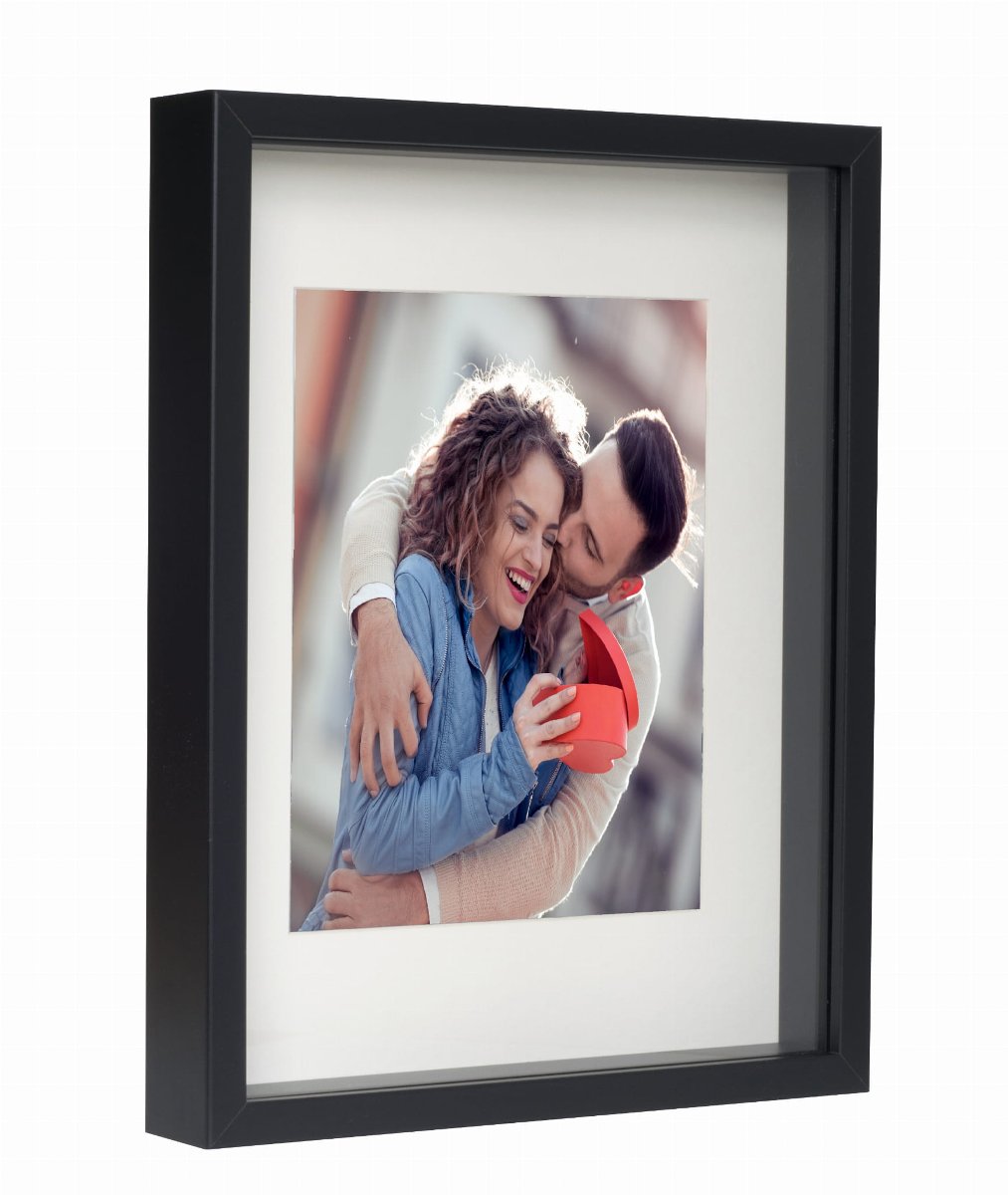 Ramka na zdjęcie 3D głęboka przestrzenna shadow box 28x35cm czarna BD Art