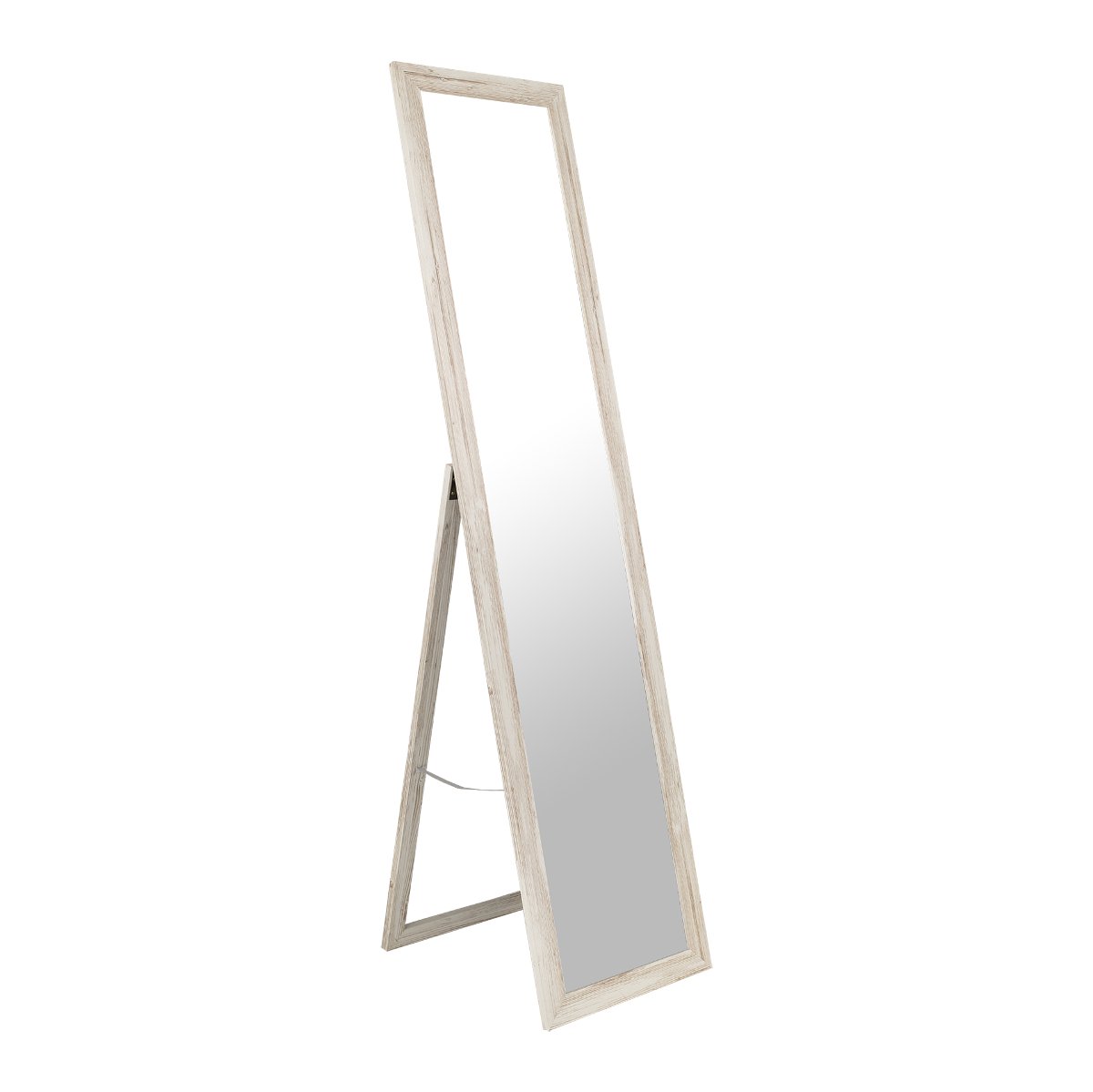 Lustro stojące do garderoby skandynawskie Shabby Chick155x36 Borgsjo