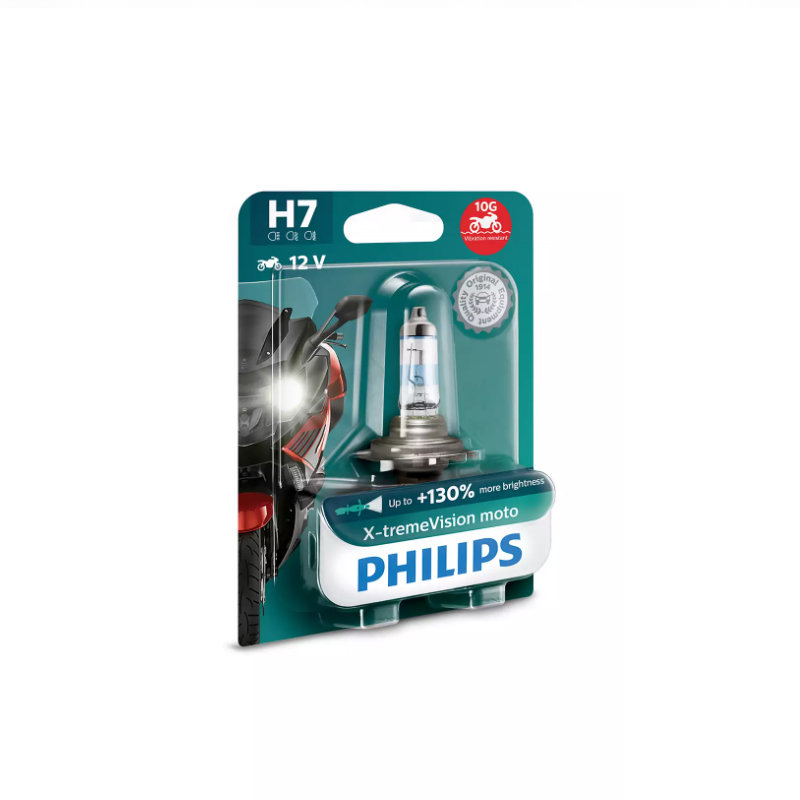 Philips Philips Żarówka H7 X-treme Vision Moto 100%Światła 7900351514