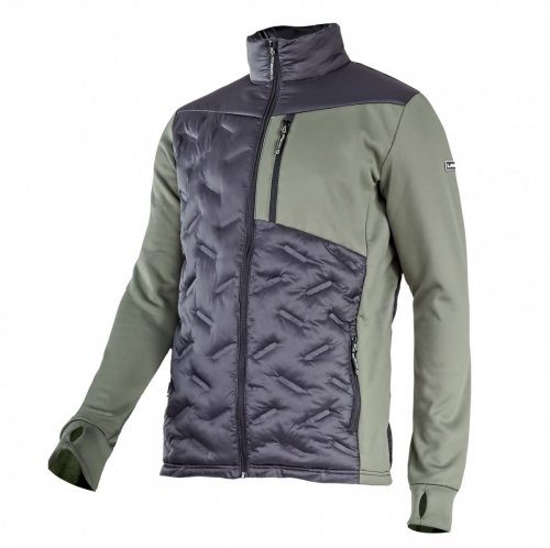 LAHTI PRO Bluza ocieplana czarno-zielona, 
