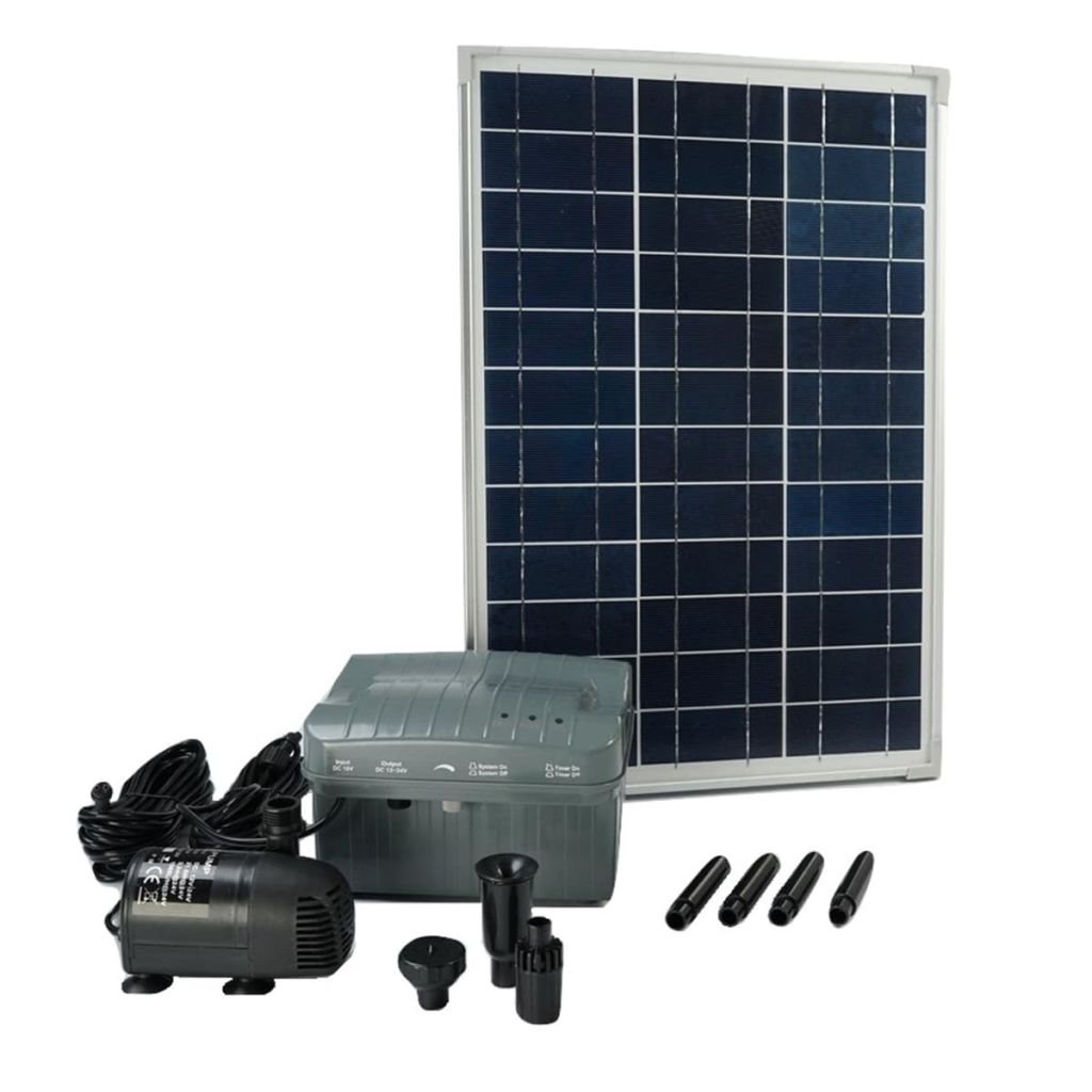 Ubbink Panel solarny, pompa i akumulator SolarMax 1000, 1351182 Outsideliving