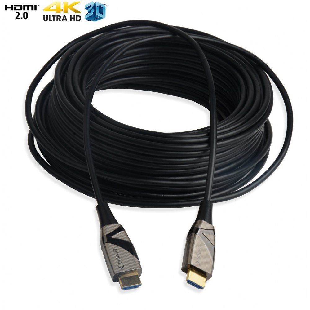 Techly Kabel Optyczny HDMI-HDMI V2.0 M/M 3D 4K Ethernet 30m
