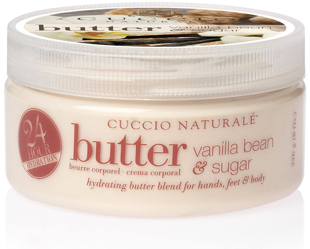 Cuccio Butter Blend, Nawilżające masło do ciała - wanilia i cukier 240ml