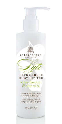 Cuccio Lyte Ultra Sheer Body Butter | Lekkie masło do ciała limetka i aloes 237ml